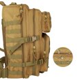 thumbnail image 4 of Mochila táctica militar, gran capacidad, paquete de asalto del ejército de 3 días, bolsa para insectos, bolsa para ir, mochila para senderismo, caza, senderismo y camping y otras actividades al aire libre MFZFUKR OTTO-WX-0613, 4 of 6