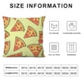 thumbnail image 5 of COMIO  Funny Pizzas Pattern Pillow Covers, Corduroy Pillow Cover Cushion Case for Bed Couch Sofa Farmhouse Decorative, 5 of 5