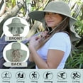Sun Blocker Unisex Travel Sun Hat UPF 50+ Female Large Brim Beach Neck