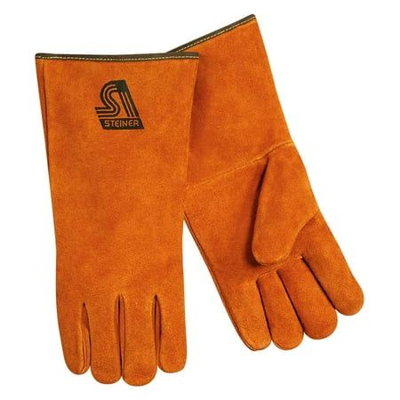 

Steiner 2119C Premium Side Split Cowhide Stick Welding Gloves Cotton Lined Small