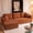 Off-White, variant on Modular combination sofa, modern oversized L-shaped boneless cloud sofa, living room sofa, no assembly required, Blue cotton velvet (Left‑Facing Chaise Lounge)