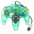 thumbnail image 1 of RetroFam Nintendo 64 Control N64 Consola de Videojuegos Joystick, Verde Transparente, 1 of 5