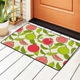 thumbnail image 2 of LNWH Cartoon Pomegranate Print Art Pattern Rugs Doormat, Non-Slip Absorbent Bath Mat, 36"x24", 2 of 8