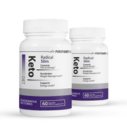 Keto Diet Radical Slime Exogenous Ketones 2 Bottles 120 Capsules