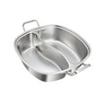 thumbnail image 4 of Olla caliente de con divisor Shabu Shabu, utensilios de cocina, olla caliente dividida, olla caliente china para viajes, picnic en casa Sin tapa, 4 of 8