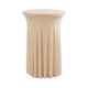 thumbnail image 1 of Mantel reutilizable para mesa de cóctel alta, ideal para fiestas y eventos. Champán, 1 of 7