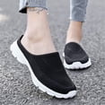 thumbnail image 5 of Womens Breathable Mesh Walking Mules Sneakers Open Back Slip On Shoes, 5 of 17