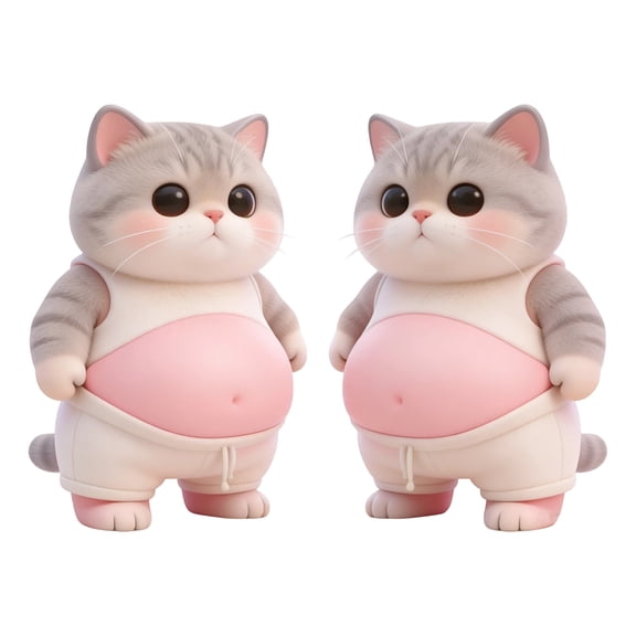 2Pcs Soft Silicone Door Stopper, Corgi Shape Wall Guard Bumper, Anti-Collision Protector for Refrigerator Furniture and Room Doors, L
