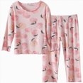 thumbnail image 5 of masbird Little Girls Boys Pajamas Set Cute Graphic Cotton 2 Piece Toddler Clothes Kids Pjs Sleepwear 6-12 Months 12-24 Months 2t 3t 4t 5t 6t 7t 8t 9t(Red,5-6 Y), 5 of 7