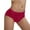 Wine, variant on KHONTS Women's Wide Waistband Mid Rise Period Underwear Leak Proof Month Cycle Hipster Breathable Panties Grey S