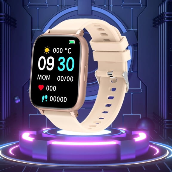 Outoloxit Smart Watch with Bluetooth Calling, 1.77-Inch HD Display, 45-Day Battery Life, Custom Dials, Fitness Tracker for Men and Women