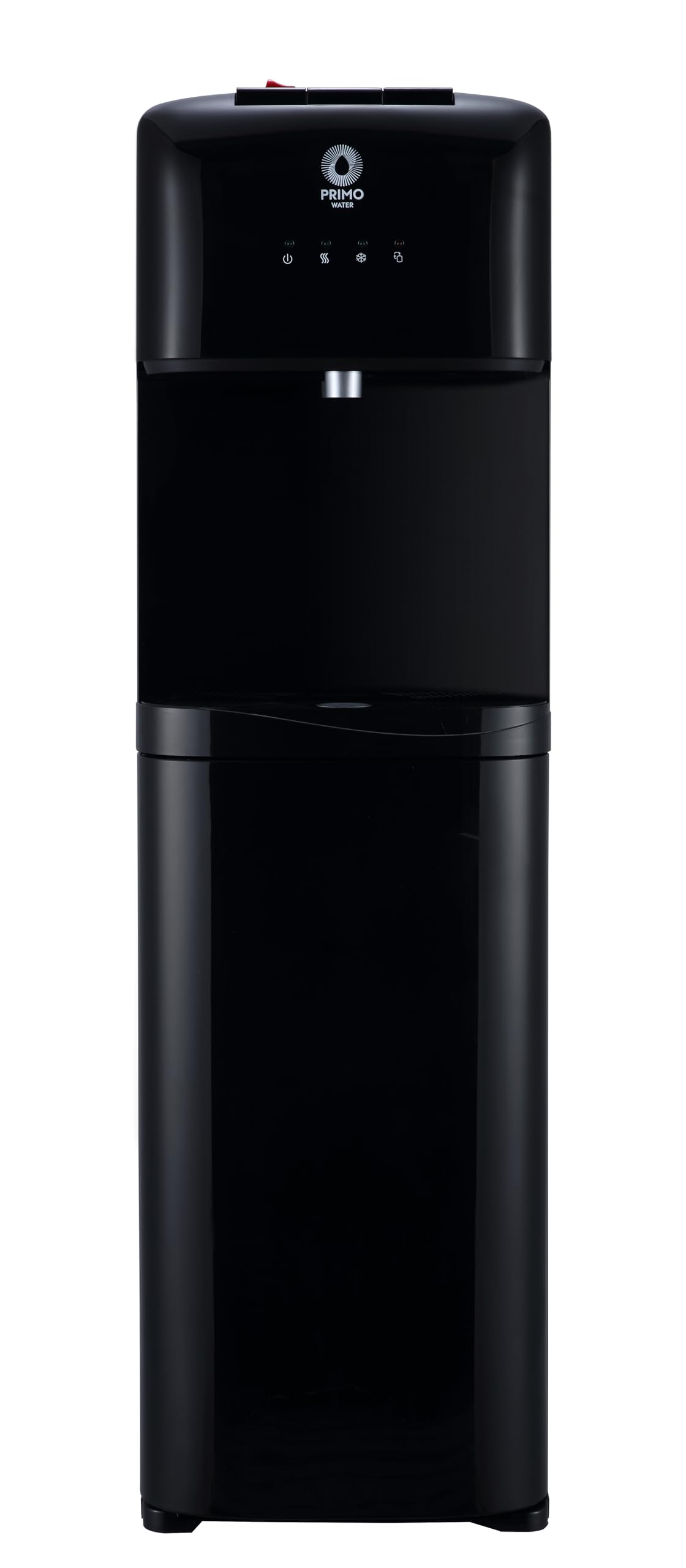 Open Box Primo Bottom Loading Water Dispenser 2 Temperature Hot and Cold Black 5 Gallon 601380