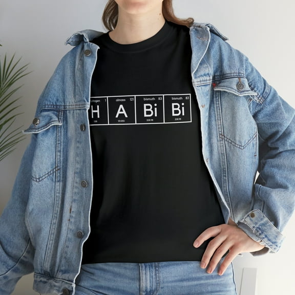 Habibi Arabic Lebanese Word Periodic Table T-Shirt