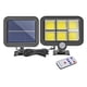thumbnail image 5 of Lámpara de Seguridad de Jardín Soledad Luz de Pared de Energía Solar Al Aire Libre 120 COB con Control Remoto, 5 of 10