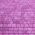 thumbnail image 1 of Ahgly Company Machine Washable Indoor Square Transitional Violet Purple Area Rugs, 4' Square, 1 of 7