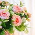 thumbnail image 3 of White Artificial Rose Flowers Realistic Roses Artificial Silk Flowers Faux Silk Roses Bouquet for Wedding Home Table Centerpieces Decorations Bouquets Flowers Arrangement Decorations, 3 of 5