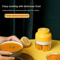 thumbnail image 4 of 100Ml Capacity Electric Garlic Chopper Food Portable Garlic Masher Mincer Press, Wireless Food Processo, 4 of 7