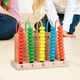 thumbnail image 1 of Juguete Ábaco Montessori Hugo de madera 5 filas Mano Ojo Coordinación Matemáticas, 1 of 10