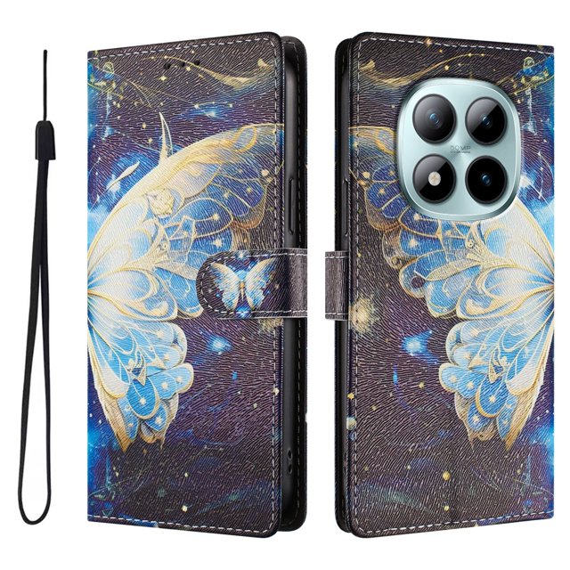 FOXDOCK Funda Tipo Cartera para Xiaomi Redmi Note 15 Pro 5G con Soporte y Correa – Diseño de Patrones Lindos