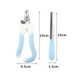 Pet Cleaning Grooming Scissors Nail Clippers Nail Files for Cats and