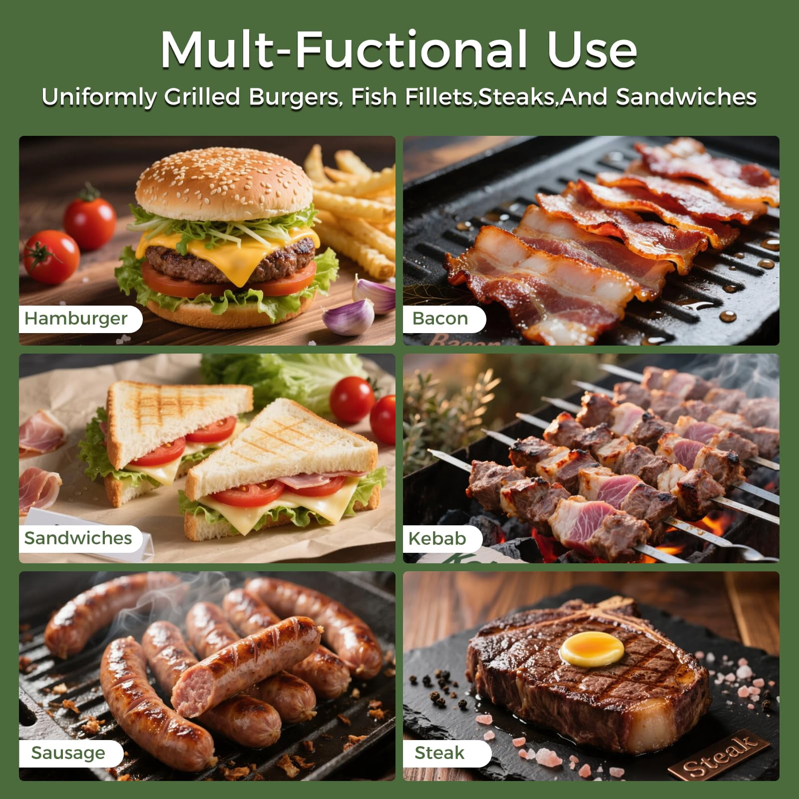 Cast Iron Smash Burger Press (2PCS),Grill Bacon Meat Press Tool,Perfect for Blackstone, Camp Chef, Weber Grills & Indoor Griddles – BBQ & Cookout Must-Have