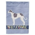 thumbnail image 1 of Carolines Treasures CK3602CHF Greyhound Welcome Flag Canvas House Size, 1 of 4