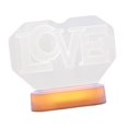 thumbnail image 4 of Lámpara de escritorio con luz nocturna LED, regalos sorprendentes para San Valentín, lámpara de noche para regalo de Navidad, boda, vacaciones, esposa herat, 4 of 8