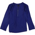 thumbnail image 1 of INC Blusa de punto utilitario de medios mixtos para mujer, azul, XXL, 1 of 1