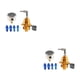 thumbnail image 1 of Regulador de presión de combustible ajustable Riwesomey universal de aleación color oro 2piezas, 1 of 6