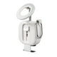 thumbnail image 2 of Soporte para teléfono para viajes en avión, fácil de usar, portátil, para playa, vacaciones, cruceros, libres, accesorios esenciales de viaje. Blanco, 2 of 8
