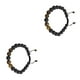 thumbnail image 2 of Guardurnaity Parejas Pulseras Ajustable Negro Mate Rocas Difusor Energía Delicada Mujer Joyería Regalos para Hombres Type5 NO5, 2 of 6