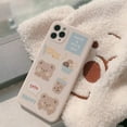 thumbnail image 4 of Compatible with Huawei Case with Cute Bear 3D Cartoon Pattern for Women Girls Soft Silicone Protective for Huawei- Milk Tea Bear, 4 of 6