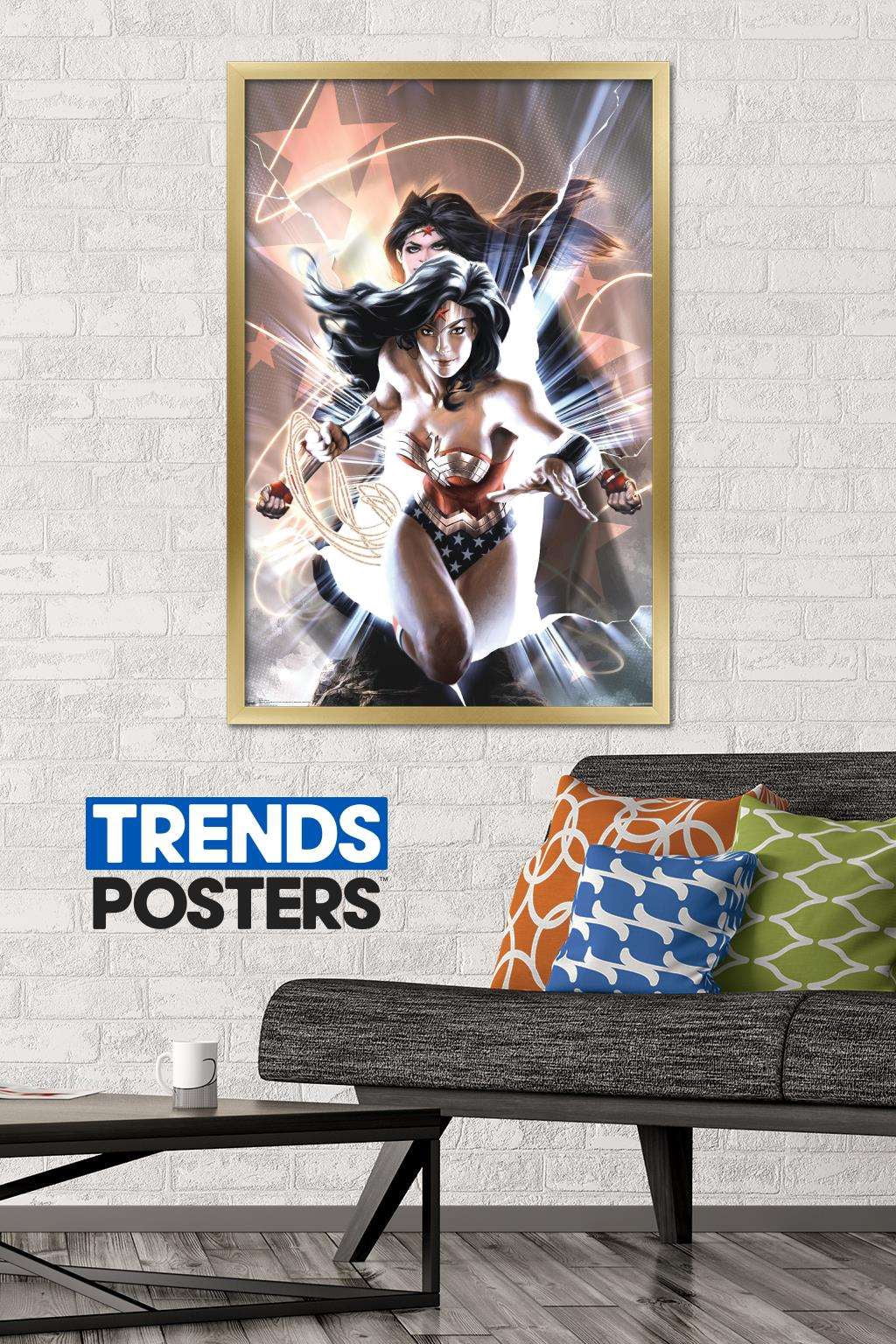 DC Comics - Wonder Woman Wall Poster, 22.375" x 34", Framed