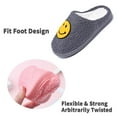 thumbnail image 5 of Smiley Face Slippers for Kids/Children, Anti-Slip Soft Plush Comfy Indoor Slippers, 5 of 5