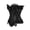 Black, variant on Gothic Push Up Party Bustiers Corset for Women Plus Size Leopard XS