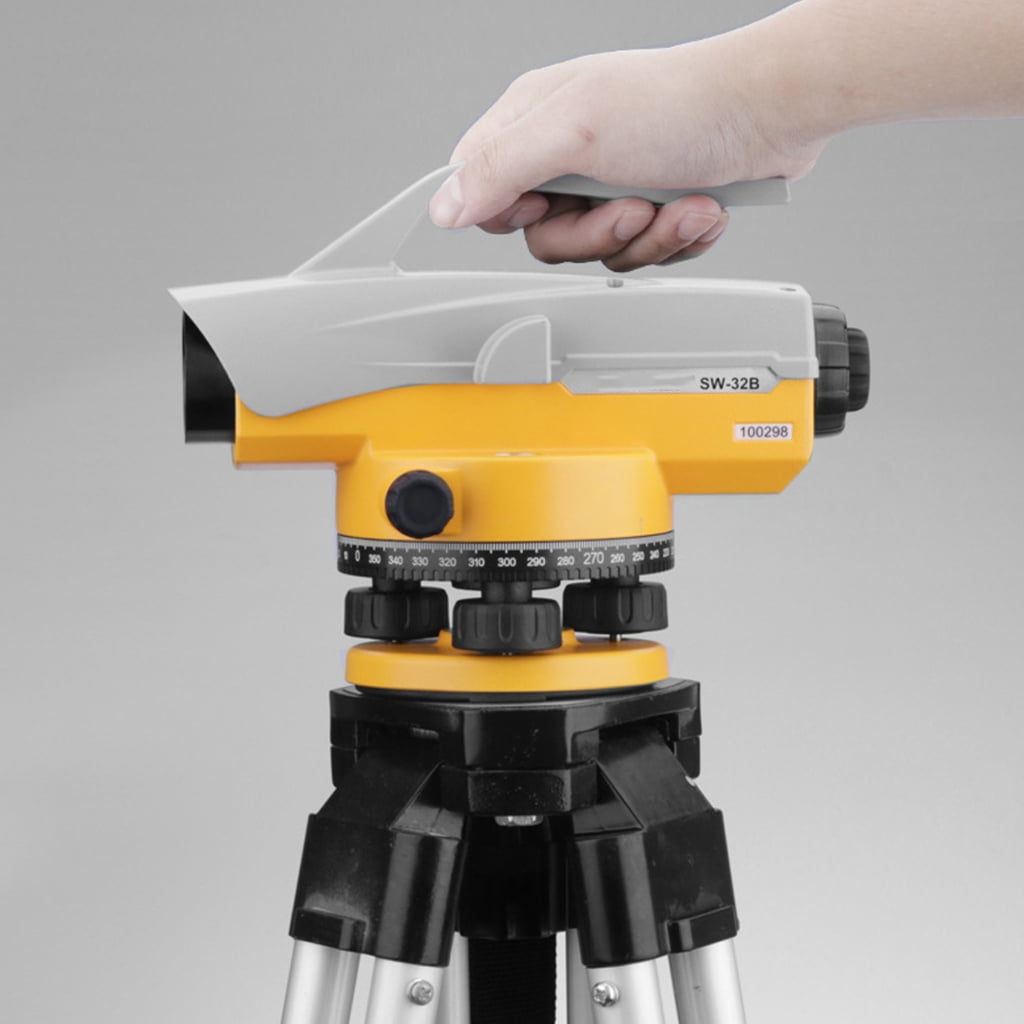MOMOJIA Permanent Building Leveling Device 32x Magnification 360 Whirling Marker Transportable Case Survey Equipment