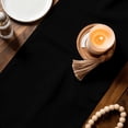 thumbnail image 3 of Black Gnomes Easter Table Runner - 120 Inch Long Eggs Botanical Carrot Pastoral Cotton and Linen Blended Dress Scarves Farmhouse Table Runner for Kitchen Dining, Coffee Table, 13" x 120", 3 of 8