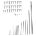 thumbnail image 3 of BESTYASH 1Set Bass Sax Maintenance Parts Silver Metal Threaded Rods Screws Tapered Nail Repair Kit, 3 of 8