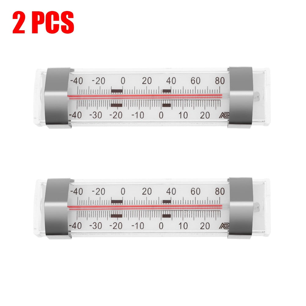 Rooha 2pcs ±2℃/4℉ Mini Fridge Thermometer Professional Fridge