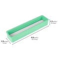 thumbnail image 3 of Linkidea Silicone Toothbrush Holder with Drainage Hole, Bathroom Drawer Organizer with Drying Diatomite Stone, Compatible with Extra Clean, Oral-B CrossAction Toothbrush (Green), 3 of 6