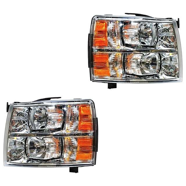 Par de Faros Pickup 2007 A 2013 Chevrolet TYC .