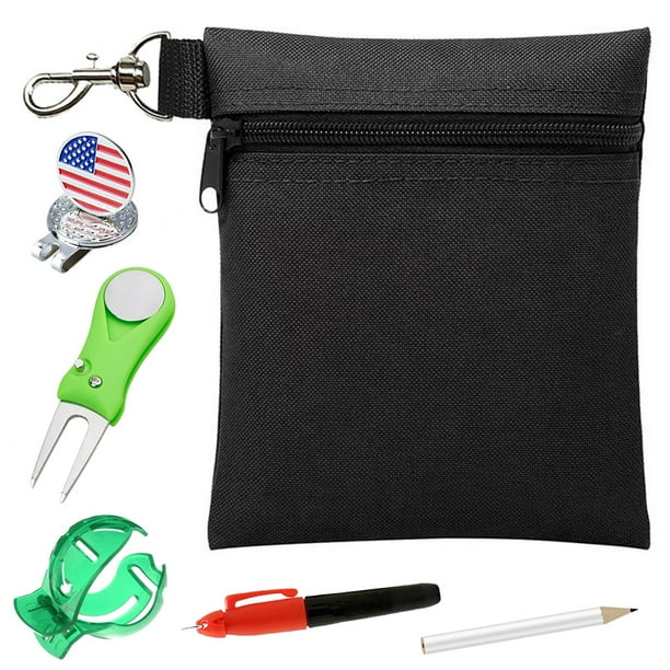 Almacenamiento para Pelotas Golf Likrtyny con Soporte La Cintura Estuche Accesorios