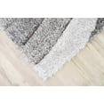 thumbnail image 3 of Modern Shaggy Rug Hand Carved Thick Soft Geometric Abstract Carpet Vibrant Colors for Living Room Bedroom Office Design 6483 (Grey, 3'9"x5'3"), 3 of 7