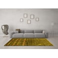 thumbnail image 3 of Ahgly Company Indoor Rectangle Solid Yellow Modern Area Rugs, 8' x 10', 3 of 4