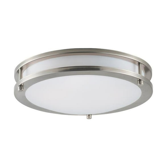 3.25 in. Linear LED Flush Mount - Satin Nickel