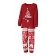 thumbnail image 2 of Louist Christmas Pajamas Family Matching Sleepwear Xmas Nightgown for All of Families, 2 of 9