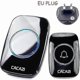 thumbnail image 1 of Cacazi Wireless Doorbell Waterproof 300m Remote Eu Plug Smart Door Bell Chime Battery.., 1 of 5