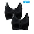 thumbnail image 1 of Women Push-up Bra Smooth Back Full Coverage Soft Cup Wire-Free Bras for Yoga Running Fitness Workout Support Sports Bra, 1 of 8