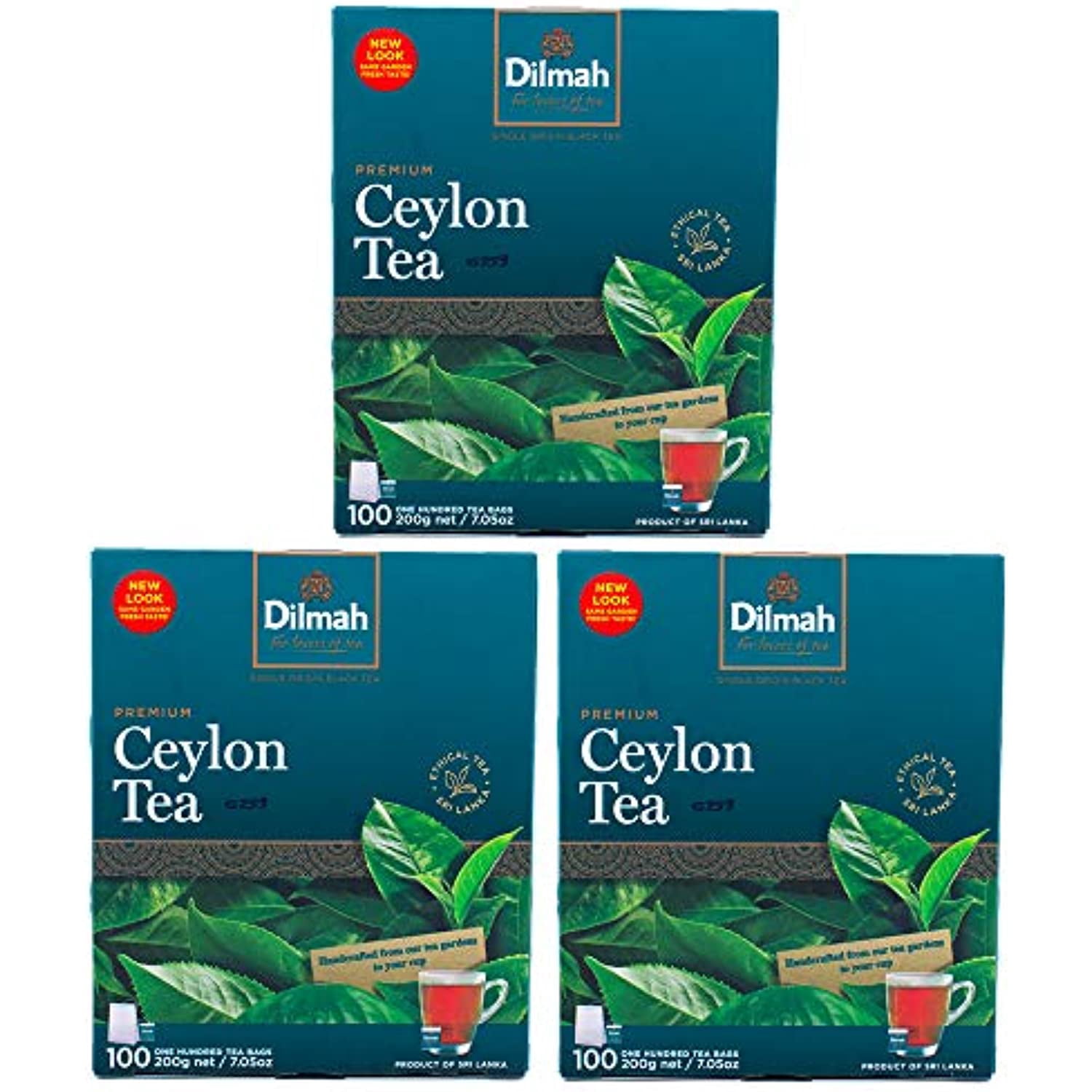 Dilmah Premium 100 Tea Bags (3 Pack)