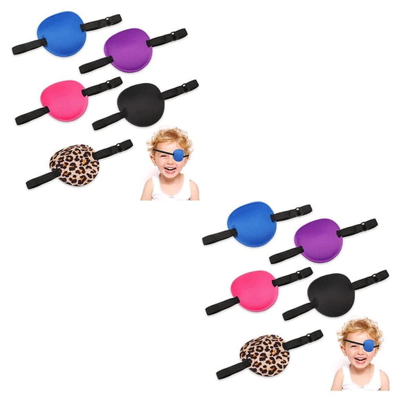 Soidarity Parche cóncavo para ojos, 5 uds., viseras ajustables lavables, divertidos juguetes de maquillaje, fotografía, accesorios de Cosplay 2piezas